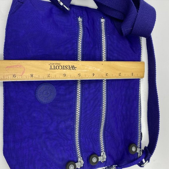 Kipling Blue Nylon Mini Crossbody Bag - Picture 4 of 8